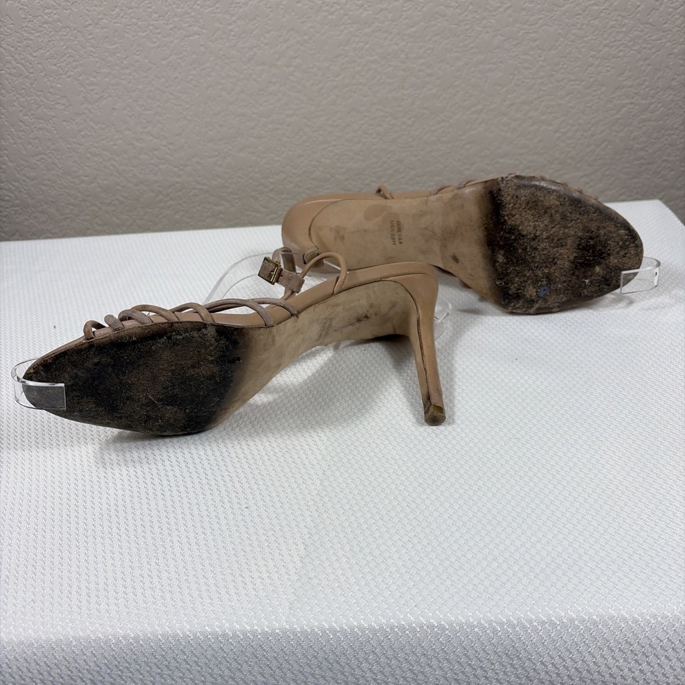 Diane von Furstenberg Women's Milena Nude Specchio High Heels size 8.5 / 38.5 - Picture 9 of 9